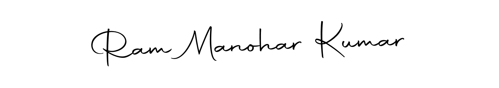 How to make Ram Manohar Kumar name signature. Use Autography-DOLnW style for creating short signs online. This is the latest handwritten sign. Ram Manohar Kumar signature style 10 images and pictures png