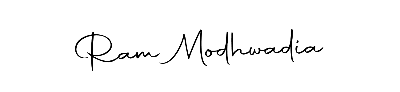 The best way (Autography-DOLnW) to make a short signature is to pick only two or three words in your name. The name Ram Modhwadia include a total of six letters. For converting this name. Ram Modhwadia signature style 10 images and pictures png
