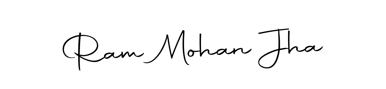 Design your own signature with our free online signature maker. With this signature software, you can create a handwritten (Autography-DOLnW) signature for name Ram Mohan Jha. Ram Mohan Jha signature style 10 images and pictures png