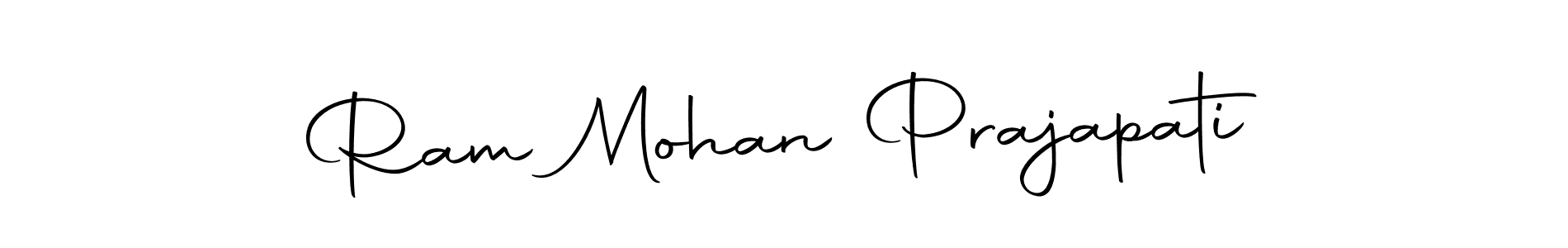 You should practise on your own different ways (Autography-DOLnW) to write your name (Ram Mohan Prajapati) in signature. don't let someone else do it for you. Ram Mohan Prajapati signature style 10 images and pictures png