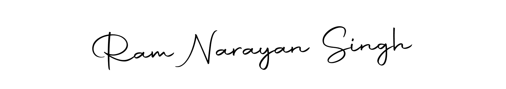 Design your own signature with our free online signature maker. With this signature software, you can create a handwritten (Autography-DOLnW) signature for name Ram Narayan Singh. Ram Narayan Singh signature style 10 images and pictures png