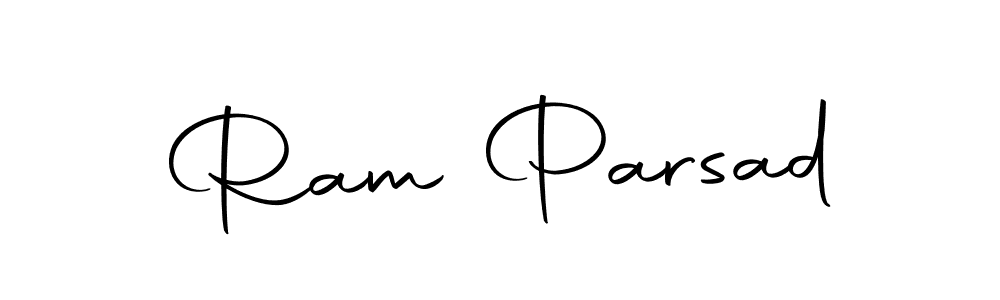 How to make Ram Parsad name signature. Use Autography-DOLnW style for creating short signs online. This is the latest handwritten sign. Ram Parsad signature style 10 images and pictures png