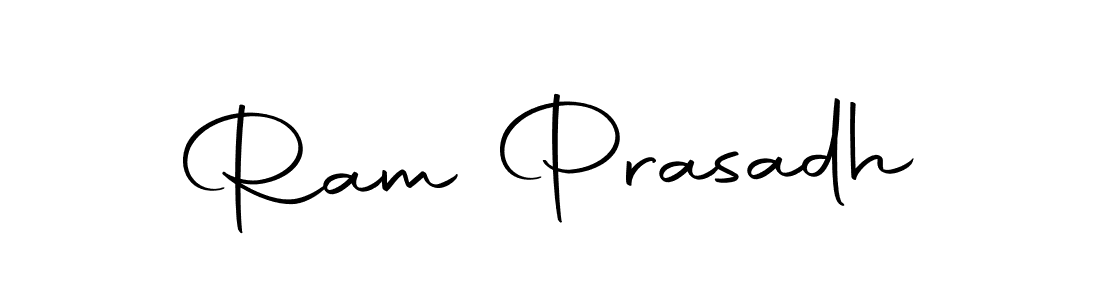 You should practise on your own different ways (Autography-DOLnW) to write your name (Ram Prasadh) in signature. don't let someone else do it for you. Ram Prasadh signature style 10 images and pictures png