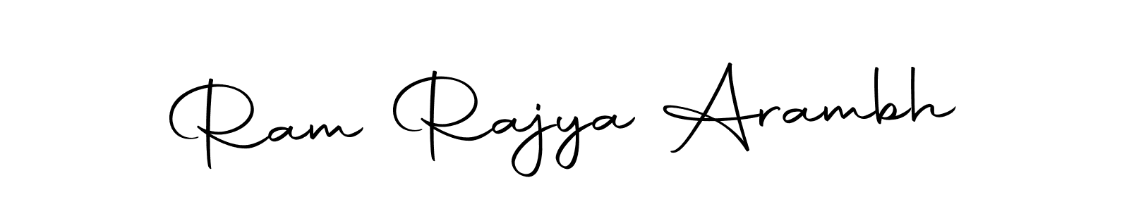 if you are searching for the best signature style for your name Ram Rajya Arambh. so please give up your signature search. here we have designed multiple signature styles  using Autography-DOLnW. Ram Rajya Arambh signature style 10 images and pictures png