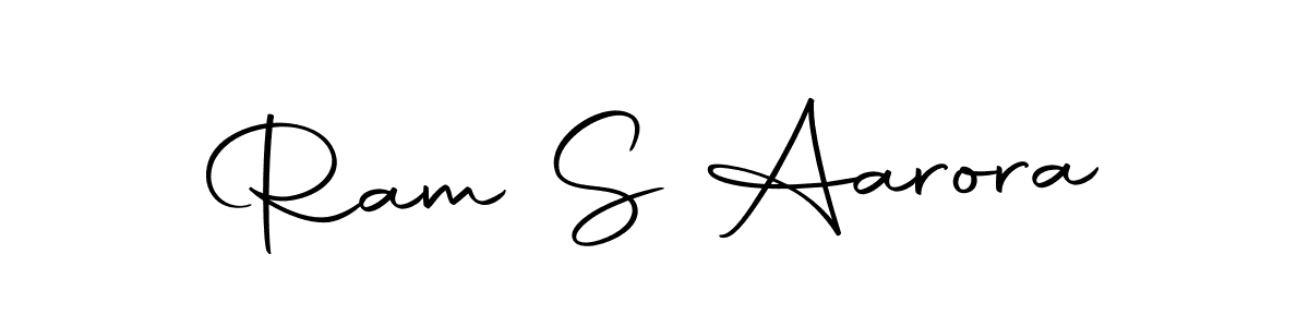 This is the best signature style for the Ram S Aarora name. Also you like these signature font (Autography-DOLnW). Mix name signature. Ram S Aarora signature style 10 images and pictures png