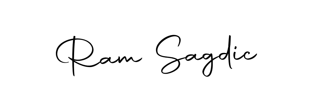 if you are searching for the best signature style for your name Ram Sagdic. so please give up your signature search. here we have designed multiple signature styles  using Autography-DOLnW. Ram Sagdic signature style 10 images and pictures png