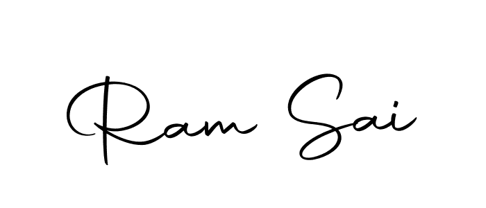 Create a beautiful signature design for name Ram Sai. With this signature (Autography-DOLnW) fonts, you can make a handwritten signature for free. Ram Sai signature style 10 images and pictures png