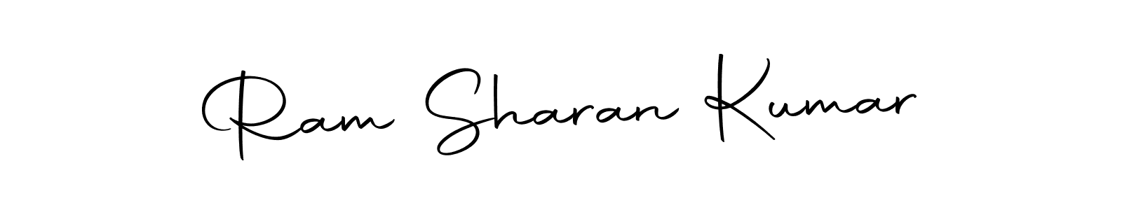 Design your own signature with our free online signature maker. With this signature software, you can create a handwritten (Autography-DOLnW) signature for name Ram Sharan Kumar. Ram Sharan Kumar signature style 10 images and pictures png