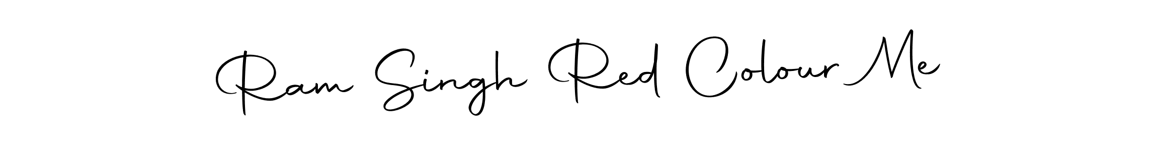 Create a beautiful signature design for name Ram Singh Red Colour Me. With this signature (Autography-DOLnW) fonts, you can make a handwritten signature for free. Ram Singh Red Colour Me signature style 10 images and pictures png