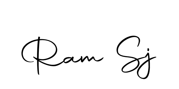 Use a signature maker to create a handwritten signature online. With this signature software, you can design (Autography-DOLnW) your own signature for name Ram Sj. Ram Sj signature style 10 images and pictures png