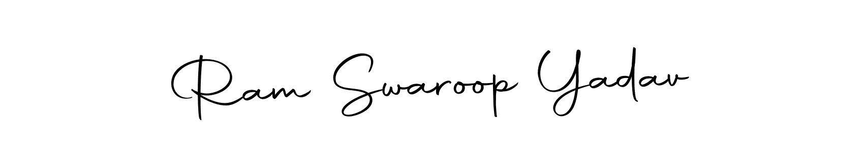 Create a beautiful signature design for name Ram Swaroop Yadav. With this signature (Autography-DOLnW) fonts, you can make a handwritten signature for free. Ram Swaroop Yadav signature style 10 images and pictures png