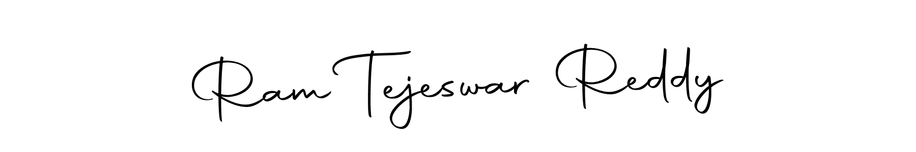 You should practise on your own different ways (Autography-DOLnW) to write your name (Ram Tejeswar Reddy) in signature. don't let someone else do it for you. Ram Tejeswar Reddy signature style 10 images and pictures png