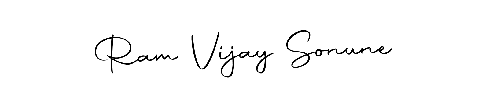 Use a signature maker to create a handwritten signature online. With this signature software, you can design (Autography-DOLnW) your own signature for name Ram Vijay Sonune. Ram Vijay Sonune signature style 10 images and pictures png