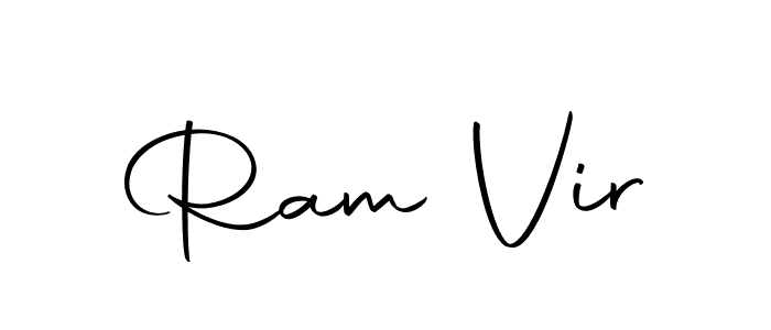 Create a beautiful signature design for name Ram Vir. With this signature (Autography-DOLnW) fonts, you can make a handwritten signature for free. Ram Vir signature style 10 images and pictures png