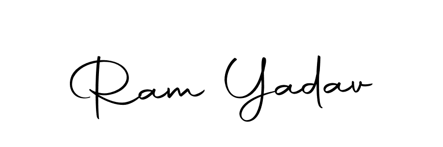 Create a beautiful signature design for name Ram Yadav. With this signature (Autography-DOLnW) fonts, you can make a handwritten signature for free. Ram Yadav signature style 10 images and pictures png