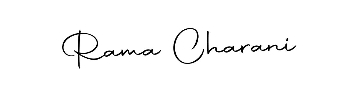 Design your own signature with our free online signature maker. With this signature software, you can create a handwritten (Autography-DOLnW) signature for name Rama Charani. Rama Charani signature style 10 images and pictures png