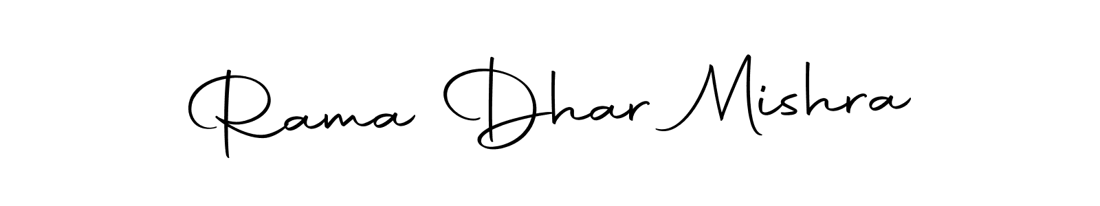 Design your own signature with our free online signature maker. With this signature software, you can create a handwritten (Autography-DOLnW) signature for name Rama Dhar Mishra. Rama Dhar Mishra signature style 10 images and pictures png