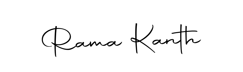You should practise on your own different ways (Autography-DOLnW) to write your name (Rama Kanth) in signature. don't let someone else do it for you. Rama Kanth signature style 10 images and pictures png