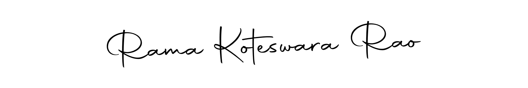 Make a beautiful signature design for name Rama Koteswara Rao. Use this online signature maker to create a handwritten signature for free. Rama Koteswara Rao signature style 10 images and pictures png