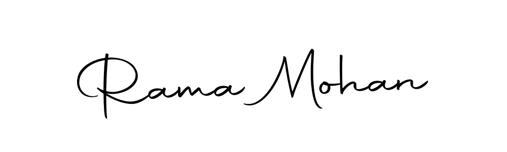 You should practise on your own different ways (Autography-DOLnW) to write your name (Rama Mohan) in signature. don't let someone else do it for you. Rama Mohan signature style 10 images and pictures png