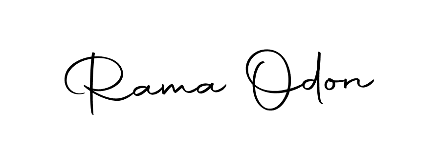 You should practise on your own different ways (Autography-DOLnW) to write your name (Rama Odon) in signature. don't let someone else do it for you. Rama Odon signature style 10 images and pictures png