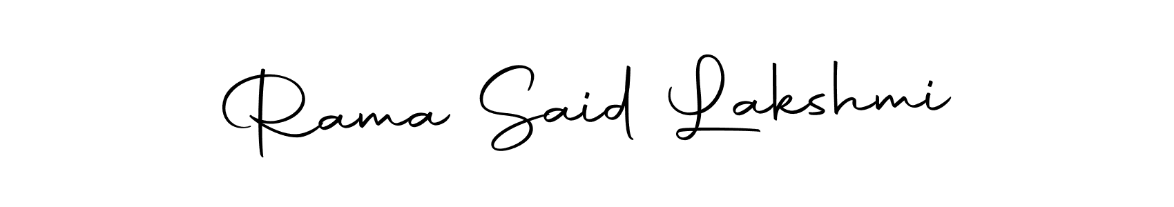 Rama Said Lakshmi stylish signature style. Best Handwritten Sign (Autography-DOLnW) for my name. Handwritten Signature Collection Ideas for my name Rama Said Lakshmi. Rama Said Lakshmi signature style 10 images and pictures png