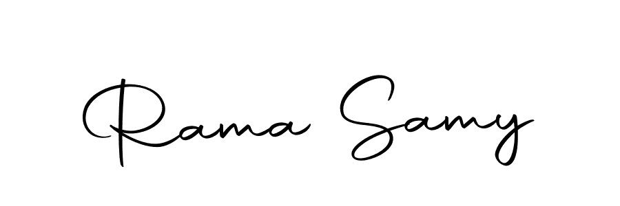 Use a signature maker to create a handwritten signature online. With this signature software, you can design (Autography-DOLnW) your own signature for name Rama Samy. Rama Samy signature style 10 images and pictures png