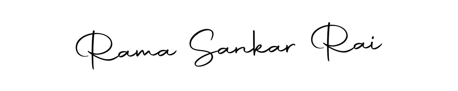 How to make Rama Sankar Rai name signature. Use Autography-DOLnW style for creating short signs online. This is the latest handwritten sign. Rama Sankar Rai signature style 10 images and pictures png