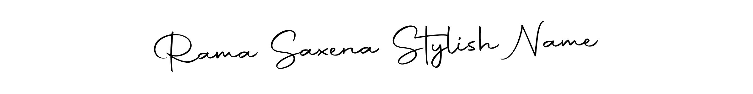 How to make Rama Saxena Stylish Name signature? Autography-DOLnW is a professional autograph style. Create handwritten signature for Rama Saxena Stylish Name name. Rama Saxena Stylish Name signature style 10 images and pictures png
