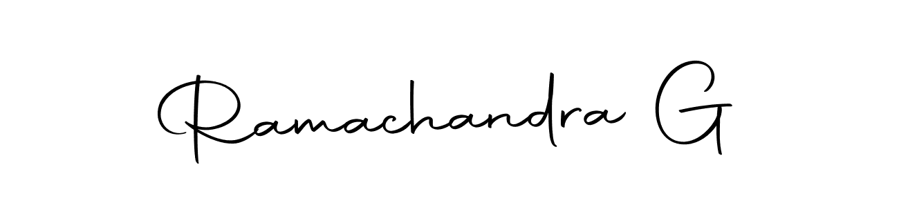 Use a signature maker to create a handwritten signature online. With this signature software, you can design (Autography-DOLnW) your own signature for name Ramachandra G. Ramachandra G signature style 10 images and pictures png