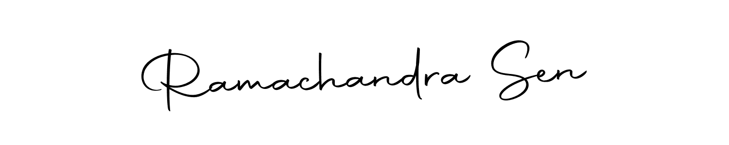 Create a beautiful signature design for name Ramachandra Sen. With this signature (Autography-DOLnW) fonts, you can make a handwritten signature for free. Ramachandra Sen signature style 10 images and pictures png