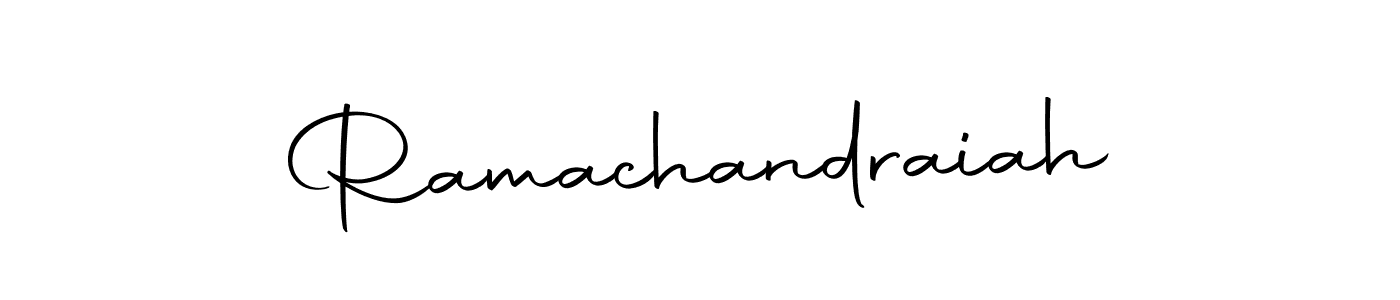 Create a beautiful signature design for name Ramachandraiah. With this signature (Autography-DOLnW) fonts, you can make a handwritten signature for free. Ramachandraiah signature style 10 images and pictures png