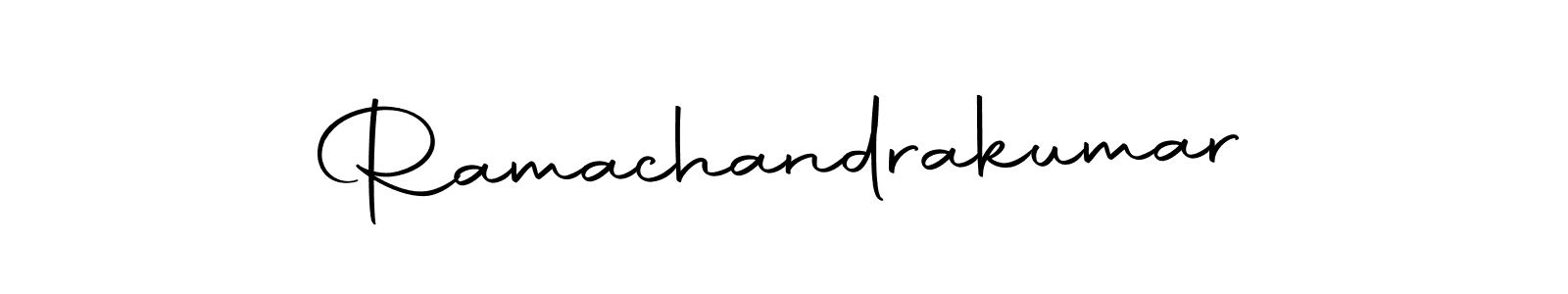 Design your own signature with our free online signature maker. With this signature software, you can create a handwritten (Autography-DOLnW) signature for name Ramachandrakumar. Ramachandrakumar signature style 10 images and pictures png