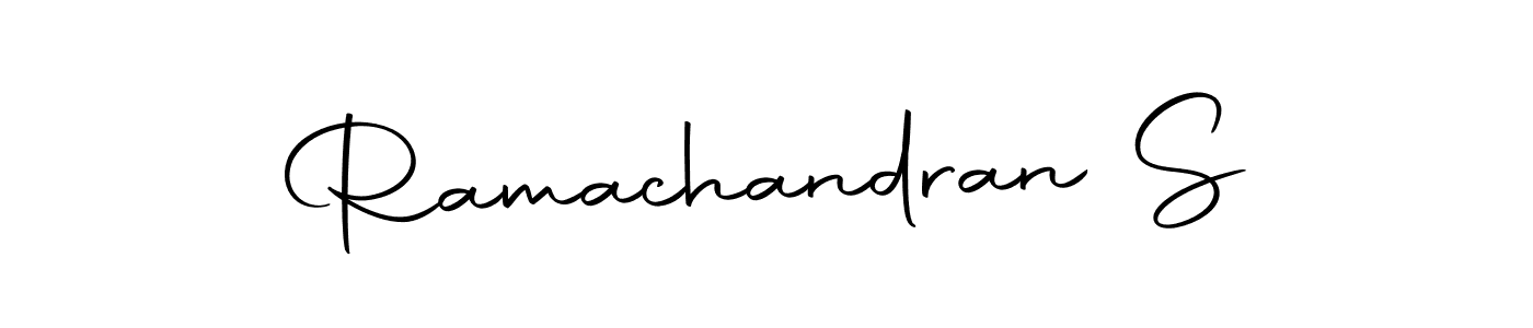 Design your own signature with our free online signature maker. With this signature software, you can create a handwritten (Autography-DOLnW) signature for name Ramachandran S. Ramachandran S signature style 10 images and pictures png