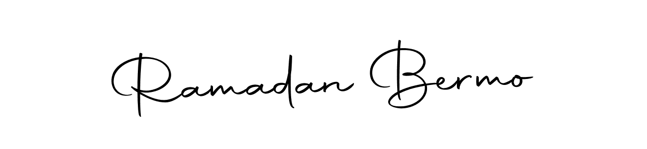 Make a beautiful signature design for name Ramadan Bermo. With this signature (Autography-DOLnW) style, you can create a handwritten signature for free. Ramadan Bermo signature style 10 images and pictures png