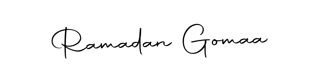 Ramadan Gomaa stylish signature style. Best Handwritten Sign (Autography-DOLnW) for my name. Handwritten Signature Collection Ideas for my name Ramadan Gomaa. Ramadan Gomaa signature style 10 images and pictures png