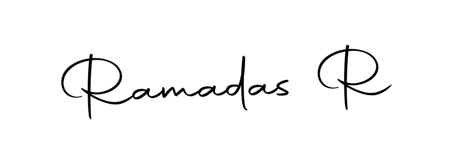 Create a beautiful signature design for name Ramadas R. With this signature (Autography-DOLnW) fonts, you can make a handwritten signature for free. Ramadas R signature style 10 images and pictures png