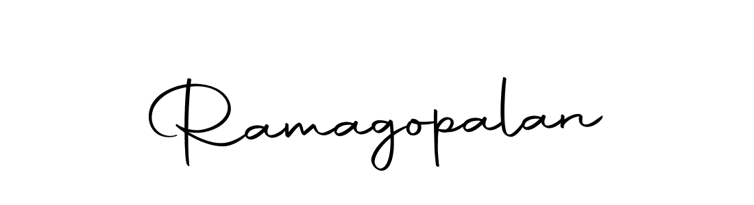 Create a beautiful signature design for name Ramagopalan. With this signature (Autography-DOLnW) fonts, you can make a handwritten signature for free. Ramagopalan signature style 10 images and pictures png