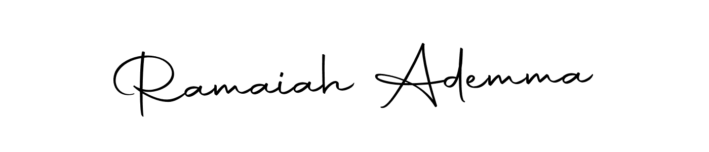 Ramaiah Ademma stylish signature style. Best Handwritten Sign (Autography-DOLnW) for my name. Handwritten Signature Collection Ideas for my name Ramaiah Ademma. Ramaiah Ademma signature style 10 images and pictures png