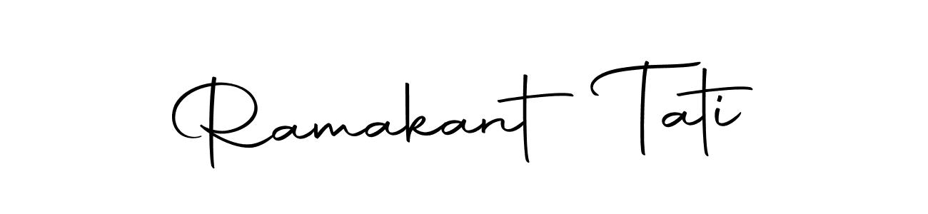 Create a beautiful signature design for name Ramakant Tati. With this signature (Autography-DOLnW) fonts, you can make a handwritten signature for free. Ramakant Tati signature style 10 images and pictures png