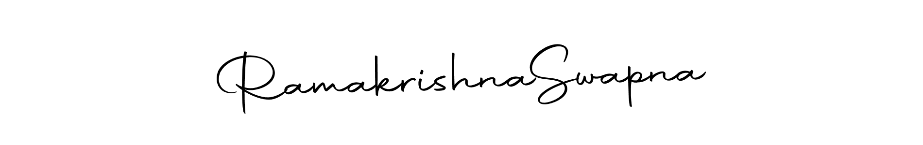 if you are searching for the best signature style for your name Ramakrishna  Swapna. so please give up your signature search. here we have designed multiple signature styles  using Autography-DOLnW. Ramakrishna  Swapna signature style 10 images and pictures png