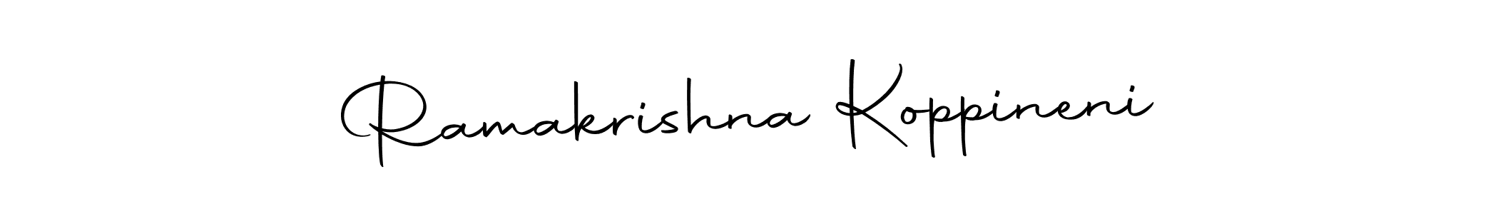 You can use this online signature creator to create a handwritten signature for the name Ramakrishna Koppineni. This is the best online autograph maker. Ramakrishna Koppineni signature style 10 images and pictures png