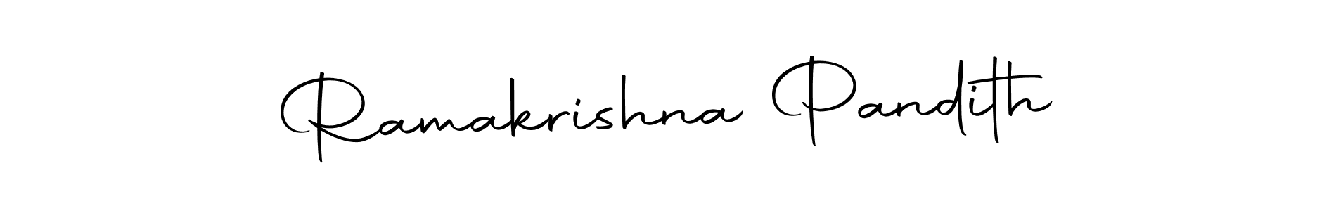 How to make Ramakrishna Pandith signature? Autography-DOLnW is a professional autograph style. Create handwritten signature for Ramakrishna Pandith name. Ramakrishna Pandith signature style 10 images and pictures png