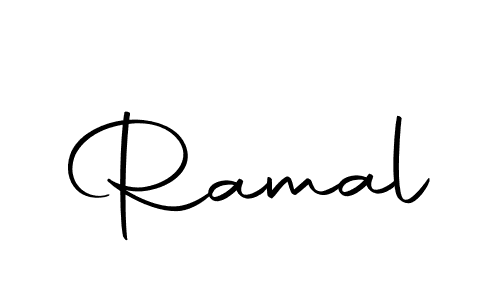 Make a beautiful signature design for name Ramal. With this signature (Autography-DOLnW) style, you can create a handwritten signature for free. Ramal signature style 10 images and pictures png