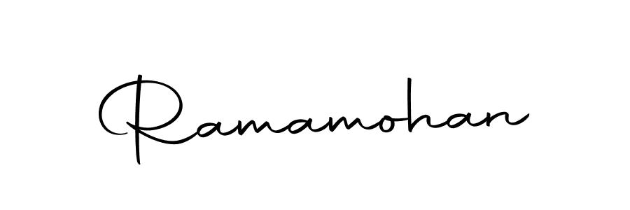 Design your own signature with our free online signature maker. With this signature software, you can create a handwritten (Autography-DOLnW) signature for name Ramamohan. Ramamohan signature style 10 images and pictures png