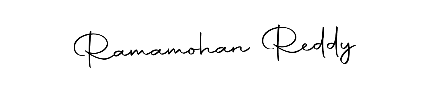 Use a signature maker to create a handwritten signature online. With this signature software, you can design (Autography-DOLnW) your own signature for name Ramamohan Reddy. Ramamohan Reddy signature style 10 images and pictures png