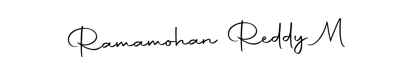 It looks lik you need a new signature style for name Ramamohan Reddy M. Design unique handwritten (Autography-DOLnW) signature with our free signature maker in just a few clicks. Ramamohan Reddy M signature style 10 images and pictures png