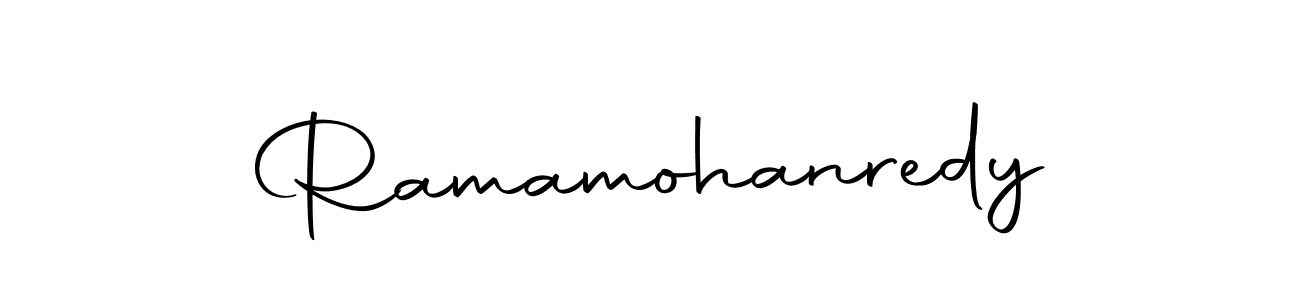 Create a beautiful signature design for name Ramamohanredy. With this signature (Autography-DOLnW) fonts, you can make a handwritten signature for free. Ramamohanredy signature style 10 images and pictures png