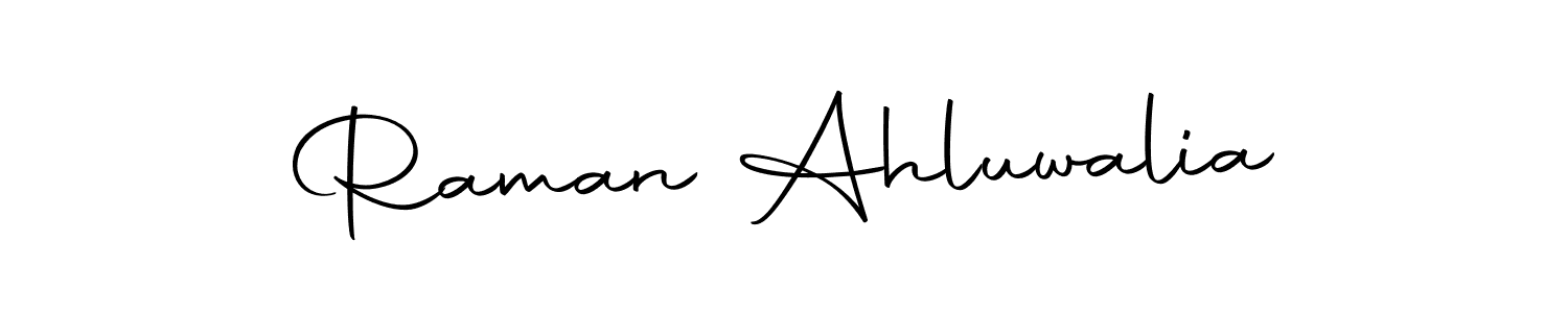 Raman Ahluwalia stylish signature style. Best Handwritten Sign (Autography-DOLnW) for my name. Handwritten Signature Collection Ideas for my name Raman Ahluwalia. Raman Ahluwalia signature style 10 images and pictures png