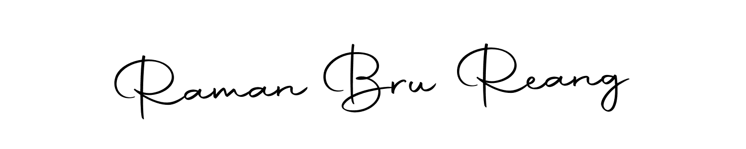Raman Bru Reang stylish signature style. Best Handwritten Sign (Autography-DOLnW) for my name. Handwritten Signature Collection Ideas for my name Raman Bru Reang. Raman Bru Reang signature style 10 images and pictures png